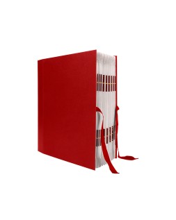 Carpeta fuelle liderpapel folio carton forrado burdeos