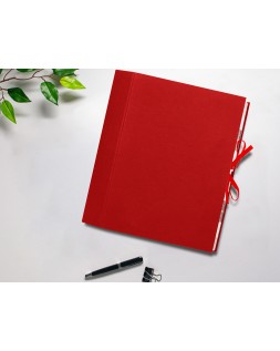 Carpeta fuelle liderpapel folio carton forrado burdeos