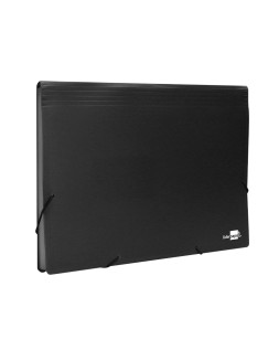 Carpeta liderpapel clasificador fuelle polipropileno din a4 negro opaco 13 departamentos