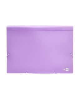 Carpeta liderpapel clasificador fuelle polipropileno din a4 lavanda opaco 13 departamentos