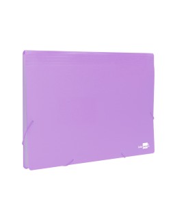Carpeta liderpapel clasificador fuelle polipropileno din a4 lavanda opaco 13 departamentos