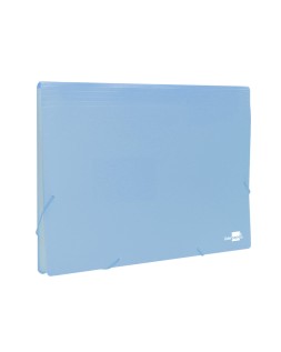Carpeta liderpapel clasificador fuelle polipropileno din a4 celeste opaco 13 departamentos