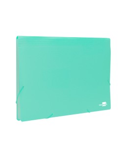 Carpeta liderpapel clasificador fuelle polipropileno din a4 verde opaco 13 departamentos