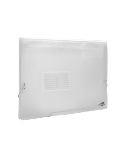 Carpeta liderpapel clasificador fuelle 32114 polipropileno din a4 incolora 13 departamentos