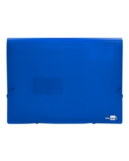 Carpeta liderpapel clasificador fuelle 32112 polipropileno din a4 azul transparente 13 departamentos