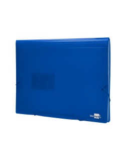 Carpeta liderpapel clasificador fuelle 32112 polipropileno din a4 azul transparente 13 departamentos