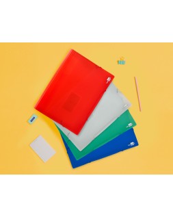 Carpeta liderpapel clasificador fuelle 32113 polipropileno din a4 verde transparente 13 departamentos