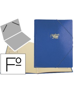 Carpeta clasificador carton compacto saro folio azul 12 departamentos