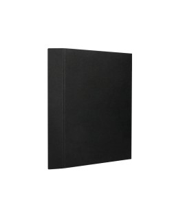 Carpeta fuelle liderpapel folio carton forrado negra