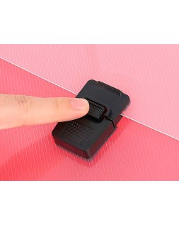Carpeta liderpapel clasificador fuelle 45144 polipropileno a4 transparente con asa spectrafile 26 dpto