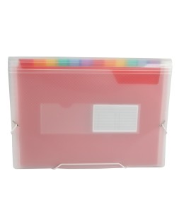 Carpeta liderpapel clasificador fuelle polipropileno din a5 spectrafile