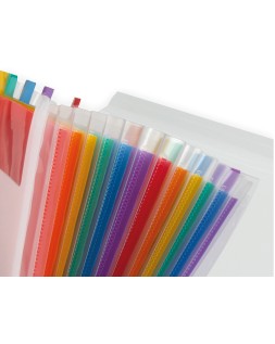 Carpeta liderpapel clasificador fuelle polipropileno din a5 spectrafile