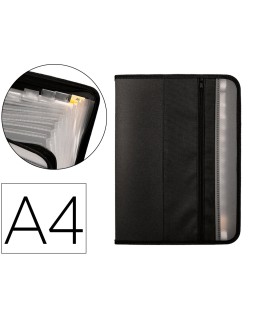 Carpeta liderpapel clasificador fuelle polipropileno a4 13 departamentos cierre