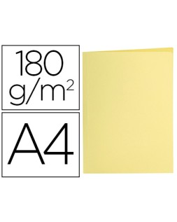 Subcarpeta liderpapel a4 amarillo pastel 180g/m2