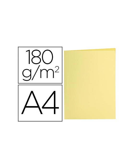 Subcarpeta liderpapel a4 amarillo pastel 180g/m2
