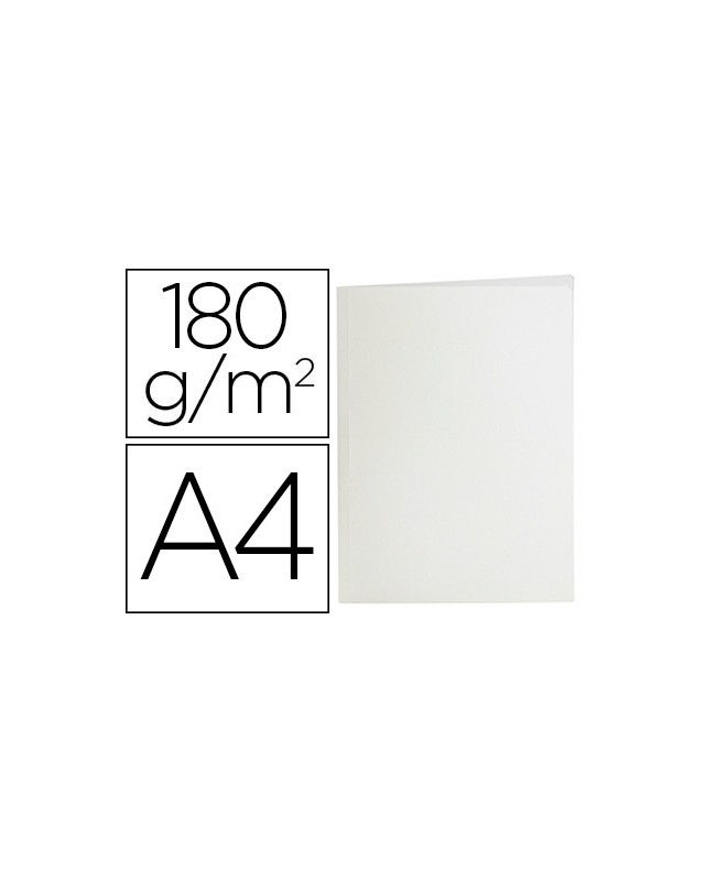 Subcarpeta liderpapel a4 blanco 180g/m2