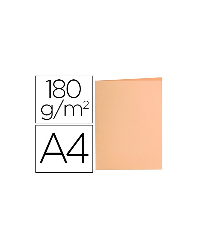 Subcarpeta liderpapel a4 naranja pastel 180g/m2