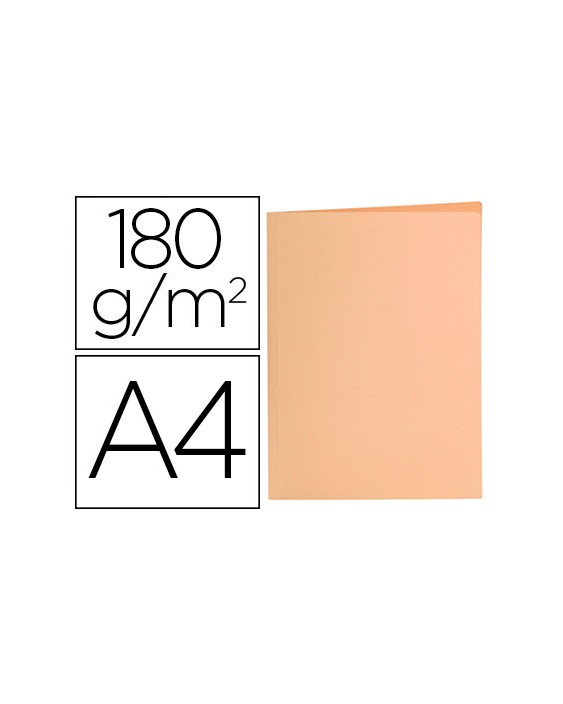 Subcarpeta liderpapel a4 naranja pastel 180g/m2