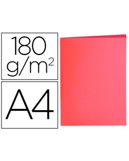 Subcarpeta liderpapel a4 rojo pastel 180g/m2