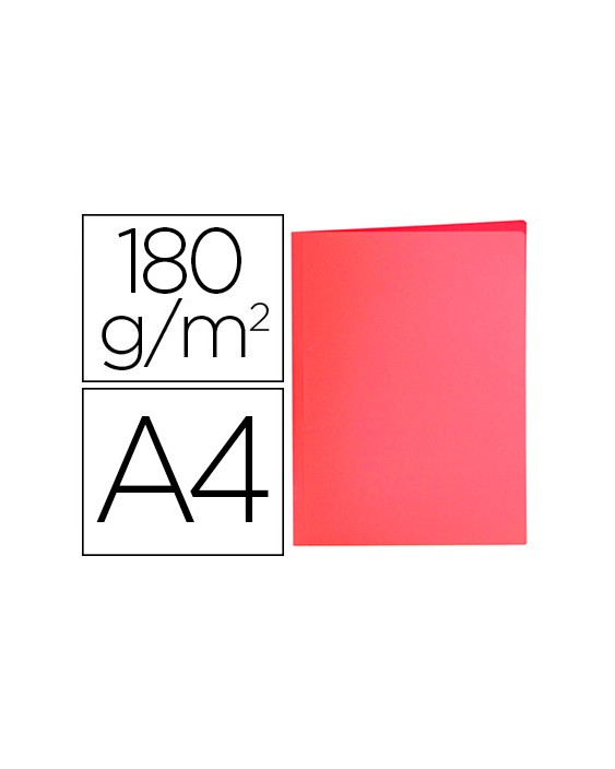 Subcarpeta liderpapel a4 rojo pastel 180g/m2