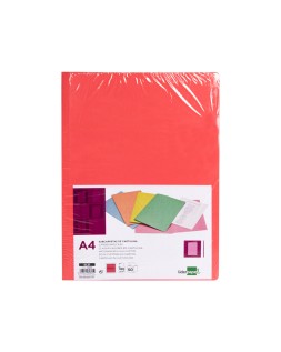 Subcarpeta liderpapel a4 rojo pastel 180g/m2