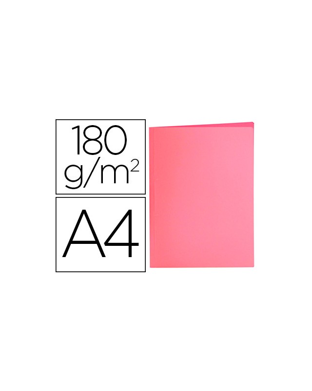 Subcarpeta liderpapel a4 rosa pastel 180g/m2