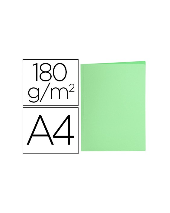 Subcarpeta liderpapel a4 verde pastel 180g/m2