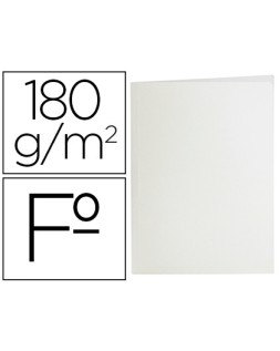 Subcarpeta liderpapel folio blanco 180g/m2