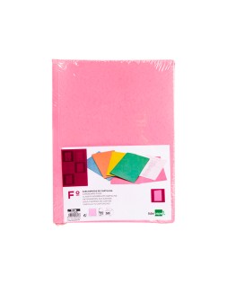 Subcarpeta liderpapel folio rosa pastel 180g/m2