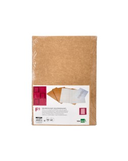 Subcarpeta liderpapel folio kraft interior blanco 240g/m2