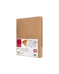 Subcarpeta liderpapel folio kraft interior blanco 240g/m2