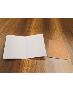 Subcarpeta liderpapel folio kraft interior blanco 240g/m2