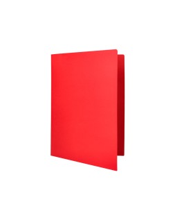 Subcarpeta liderpapel folio rojo intenso 180g/m2