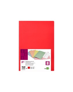 Subcarpeta liderpapel folio rojo intenso 180g/m2