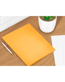 Subcarpeta liderpapel folio naranja intenso 180g/m2