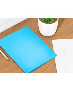 Subcarpeta liderpapel din a4 celeste intenso 180g/m2