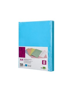 Subcarpeta liderpapel din a4 celeste intenso 180g/m2