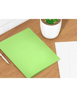 Subcarpeta liderpapel din a4 verde intenso 180g/m2