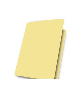 Subcarpeta cartulina gio folio amarillo pastel 180 g/m2