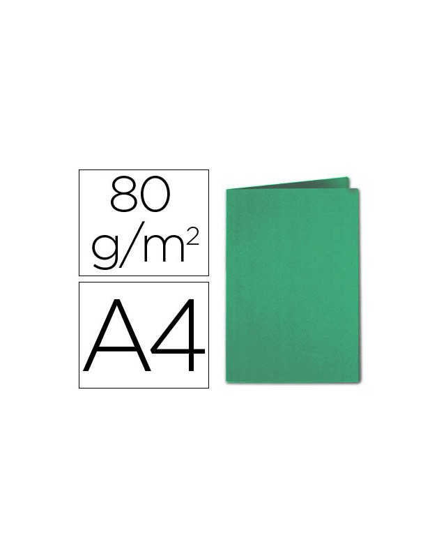 Subcarpeta papel exacompta din a4 verde oscuro 80 g