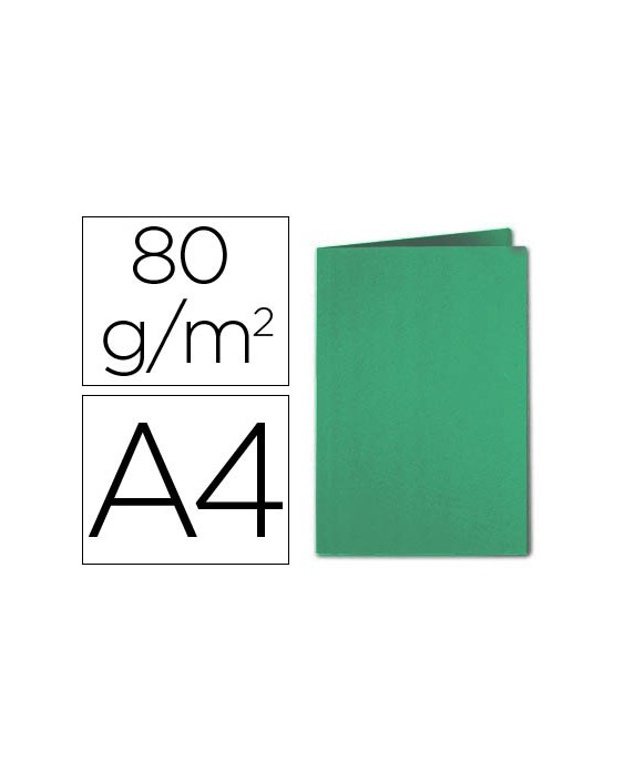 Subcarpeta papel exacompta din a4 verde oscuro 80 g
