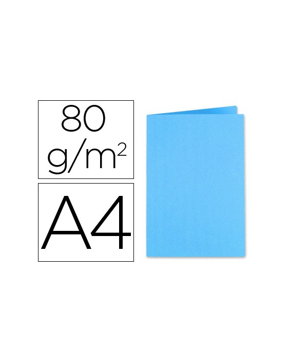 Subcarpeta papel exacompta din a4 turquesa 80 g