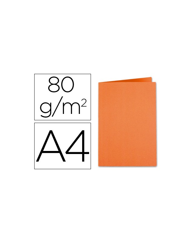 Subcarpeta papel exacompta din a4 naranja 80 g