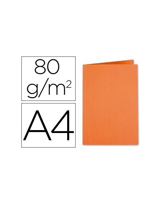 Subcarpeta papel exacompta din a4 naranja 80 g