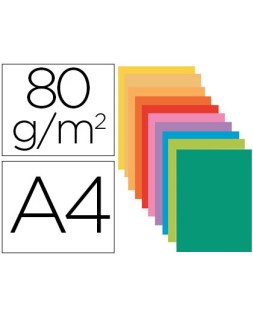 Subcarpeta papel exacompta din a4 colores surtidos 80 g