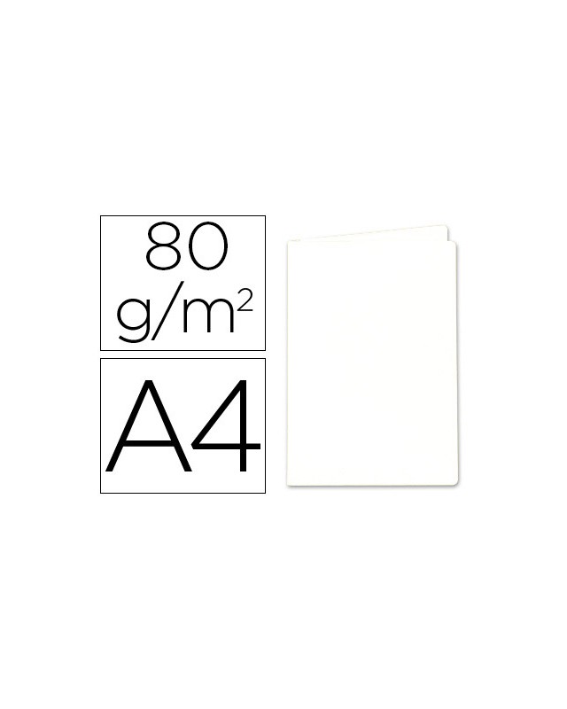 Subcarpeta papel exacompta din a4 blanca 80 g