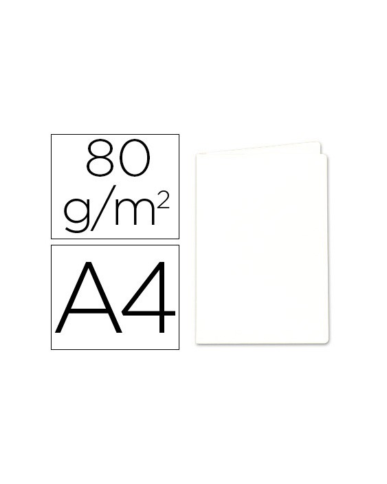 Subcarpeta papel exacompta din a4 blanca 80 g