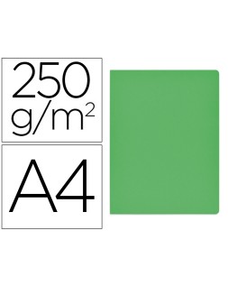 Subcarpeta cartulina gio simple intenso din a4 verde 230g/m2