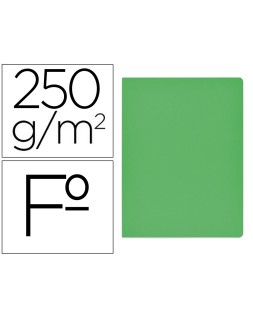 Subcarpeta cartulina gio simple intenso folio verde 230g/m2