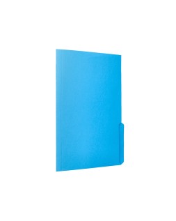 Subcarpeta cartulina liderpapel din a4 pestaña derecha 240g/m2 azul